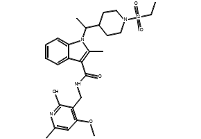 N-ethyl-N-((6-nitro-1H-indol-3-yl)methyl)ethanamine structure, CAS 1148-07-8