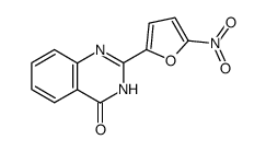 2-(5-Nitrofuran-2-yl)quinazolin-4(3H)-one structure, CAS 6023-96-7