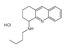 N-Butyl-1,2,3,4-tetrahydroacridin-9-amine hydrochloride structure, CAS 82636-28-0