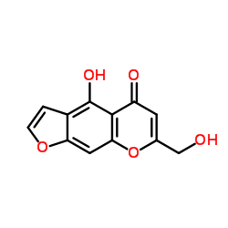 Norkhellol structure, CAS 4439-68-3