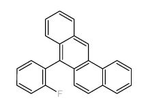 7-(2-Fluorophenyl)tetraphene structure, CAS 1558-06-1