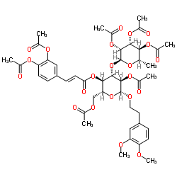 Brachynosideheptaacetate structure, CAS 144765-80-0
