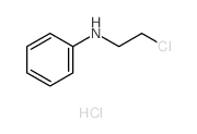 N-(2-Chloroethyl)aniline hydrochloride structure, CAS 874-78-2