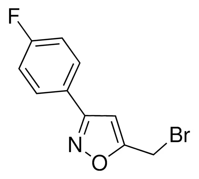 5-(Bromomethyl)-3-(4-nitrophenyl)isoxazole structure, CAS 927188-96-3