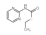 S-Ethyl pyrimidin-2-ylcarbamothioate structure, CAS 2951-00-0
