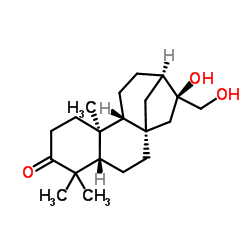 ent-3-Oxokaurane-16,17-diol structure, CAS 135683-73-7