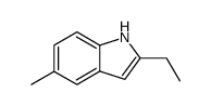 2-Ethyl-5-methyl-1H-indole structure, CAS 1129-01-7