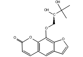 Heraclenol structure, CAS 31575-93-6