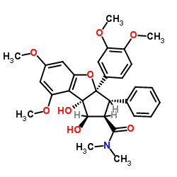 3'-Methoxyrocaglamide structure, CAS 189322-69-8