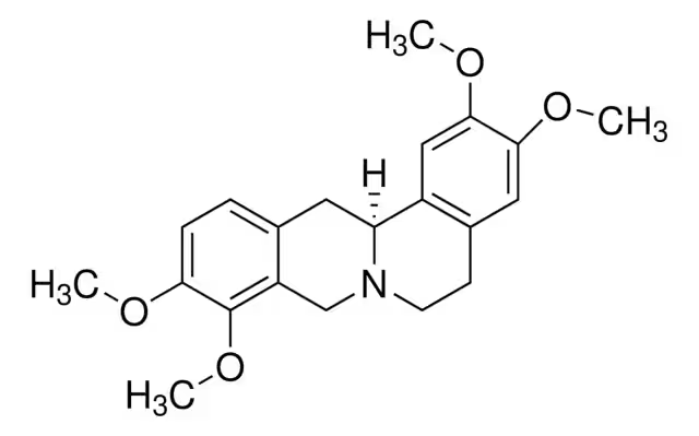 Tetrahydropalmatine structure, CAS 483-14-7