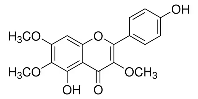 Penduletin structure, CAS 569-80-2
