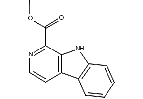 1-Methoxycarbonyl-beta-carboline structure, CAS 3464-66-2
