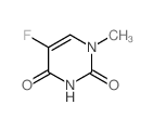 5-Fluoro-1-methylpyrimidine-2,4(1H,3H)-dione structure, CAS 155-16-8