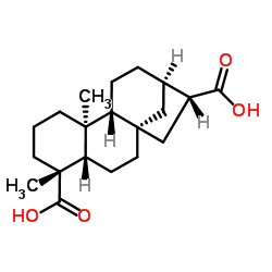 ent-kauran-17,19-dioicacid structure, CAS 60761-79-7