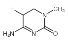 4-Amino-5-fluoro-1-methylpyrimidin-2(1H)-one structure, CAS 155-15-7
