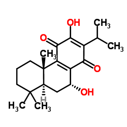 Horminone structure, CAS 21887-01-4