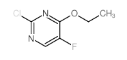 2-Chloro-4-ethoxy-5-fluoropyrimidine structure, CAS 154-90-5