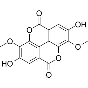 3,3'-Di-O-methylellagicacid structure, CAS 2239-88-5