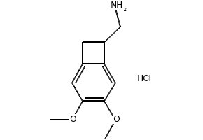 (4-Methoxybicyclo[4.2.0]octa-1,3,5-trien-7-yl)methanamine hydrochloride structure, CAS 1076-78-4