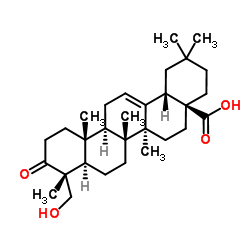 Hederagonicacid structure, CAS 466-01-3