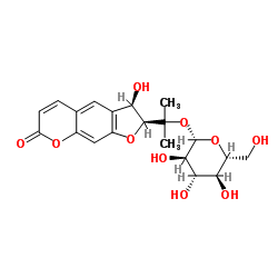 Smyrindioloside structure, CAS 87592-77-6
