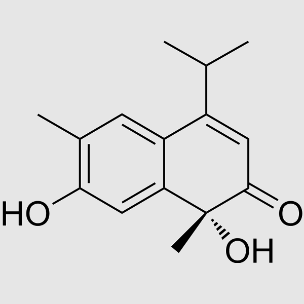 LacinileneC structure, CAS 41653-72-9
