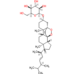 Ergosterolperoxide3-O-beta-D-glucopyranoside structure, CAS 140447-22-9