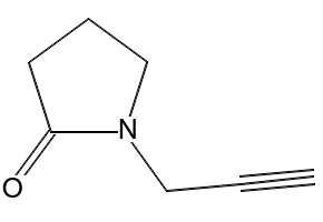 1-(Prop-2-yn-1-yl)pyrrolidin-2-one structure, CAS 766-61-0