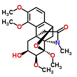 Dihydrooxoepistephamiersine structure, CAS 51804-69-4
