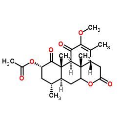 PicrasinBacetate structure, CAS 30315-04-9