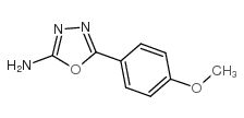 5-(4-Methoxyphenyl)-1,3,4-oxadiazol-2-amine structure, CAS 5711-61-5