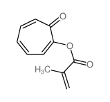 7-Oxocyclohepta-1,3,5-trienyl methacrylate structure, CAS 532-36-5