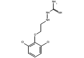 2-(2-(2,6-Dichlorophenoxy)ethyl)hydrazinecarboximidamide sulfate structure, CAS 551-48-4