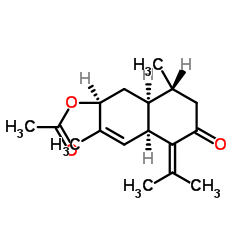 3-Acetoxy-4,7(11)-cadinadien-8-one structure, CAS 104975-02-2