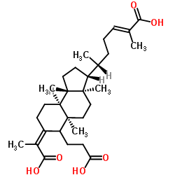 3,4-Secocucurbita-4,24-diene-3,26,29-trioicacid structure, CAS 329975-47-5