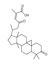3,23-dioxo-9,19-Cyclolanost-24-en-26-oicacid structure, CAS 870456-88-5
