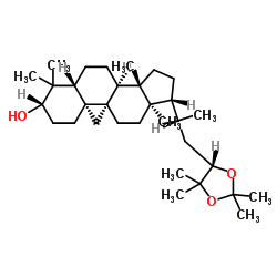 (24S)-Cycloartane-3,24,25-triol24,25-acetonide structure, CAS 57576-31-5