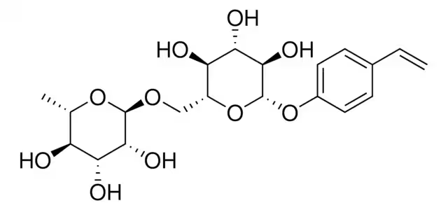 Heraclenol3'-O-[beta-D-apiofuranosyl-(1-6)-beta-D-glucopyranoside] structure, CAS 765316-44-7
