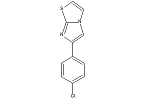 6-(4-Chlorophenyl)-5,6-dihydroimidazo[2,1-b]thiazole structure, CAS 6646-42-0