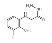 2-(3-Fluoro-2-methylphenylamino)acetohydrazide structure, CAS 2554-14-5