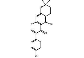 Dihydroalpinumisoflavone structure, CAS 63807-90-9
