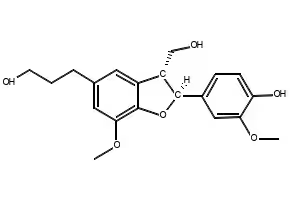 Dihydrodehydrodiconiferylalcohol structure, CAS 28199-69-1
