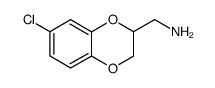 (7-Chloro-2,3-dihydrobenzo[b][1,4]dioxin-2-yl)methanamine structure, CAS 2165-39-1