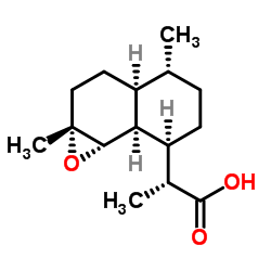 alpha-Epoxydihydroartemisinicacid structure, CAS 380487-65-0