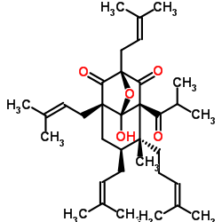 8-Hydroxyhyperforin8,1-hemiacetal structure, CAS 59014-02-7