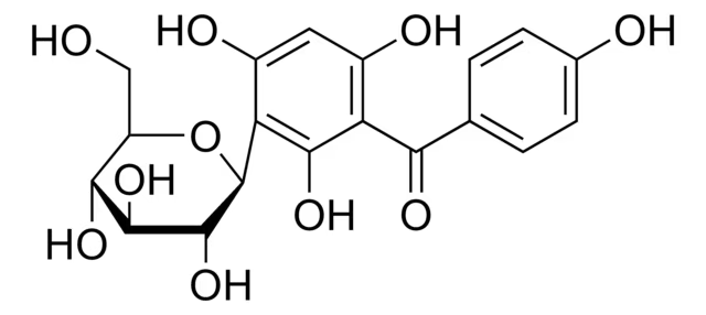 Iriflophenone3-C-beta-D-glucopyranoside structure, CAS 104669-02-5