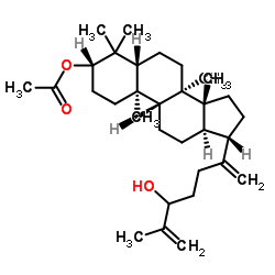 3-Acetoxy-24-hydroxydammara-20,25-diene structure, CAS 143519-04-4