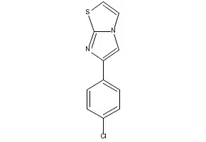 6-(4-Chlorophenyl)-2,3,5,6-tetrahydroimidazo[2,1-b]thiazole structure, CAS 6716-11-6