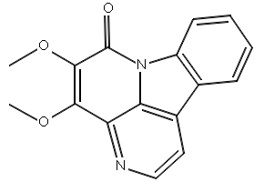 4,5-Dimethoxycanthin-6-one structure, CAS 18110-87-7