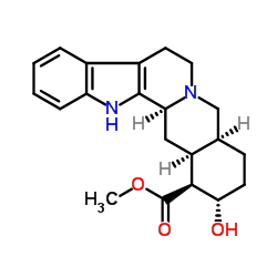 alpha-Yohimbine structure, CAS 131-03-3